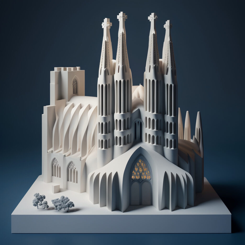 AI imagines architectural models of the Worlds most iconic buildings ...